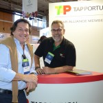 Bernardo Cardoso, do Turismo de Portugal, e Francisco Guarisa, da TAP