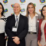 Bianca Pizzolito, Lawrence Reinisch, Luciane Leite e Claudia Defino, da WTM-LA Bianca Pizzolito, Lawrence Reinisch, Luciane Leite e Claudia Defino, da WTM-LA