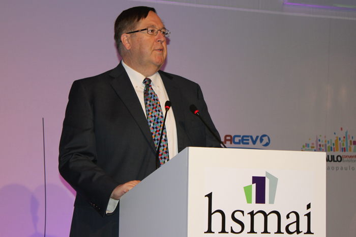 Conferência anual Hsmai discute novos modelos para hotelaria 1 Bob Gilbert, presidente HSMAI Américas