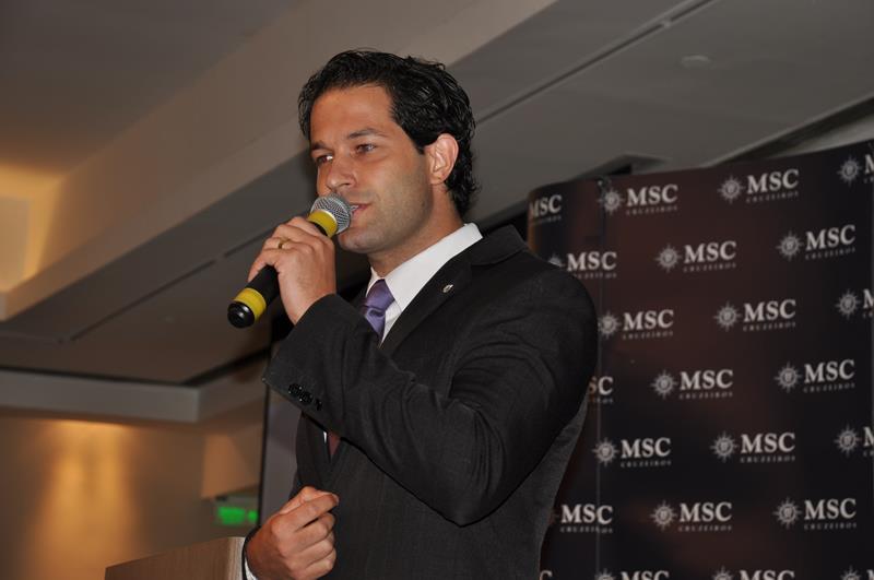 Bruno Cordaro, gerente de Vendas da MSC