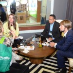 Daniela Coelho, Josué Silva, e Thomas Rebergue, da AirTahiti Nui