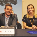 Danillo Barbizan e Paula Peroni, da Delta Air Lines