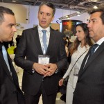 Diego Araujo, secretário de Cultura e Turismo do MA, Felipe Carreras, secretário de Turismo, Lazer e Esportes de PE, e Ruy Gaspar, secretário de Turismo do RN Diego Araujo, secretário de Cultura e Turismo do MA, Felipe Carreras, secretário de Turismo, Lazer e Esportes de PE, e Ruy Gaspar, secretário de Turismo do RN