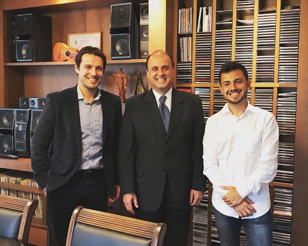 Região das Hortênsias receberá evento de tecnologia em 2017 Eduardo Zorzanello, Fedoca Bertolucci, e Marcus Vinícius Rossi