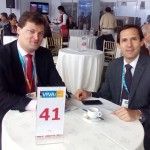 Felipe Dias e Rodrigo Vaz, da CVC Brasil     Foto: Juan Jaeger