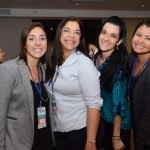 Fernanda Caleja, do Hotéis Othon, Marly Torarbo, Janaína Carvalho e Mayti Hirata, do Transamérica Hospitality Group
