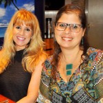 Georgiana Antonini, da GTI Viagens e Turismo, e Marcia Medeiros, da New It