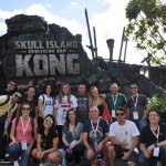 Grupo em frente a nova atração do King Kong