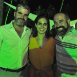 Jesús Sobrino, Carolina Abud e Sergio Zertuche, do Palladium