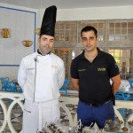 Juan Carlos Pino, chef executivo, e Santiago Escañivela, gerente de A&B do Grand Palladium