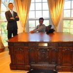 Jéssica Santos, da CVC, ou melhor, Michele Obama com o presidente dos EUA