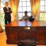 Jéssica Santos, da CVC, ou melhor, Michele Obama com o presidente dos EUA Jéssica Santos, da CVC, ou melhor, Michele Obama com o presidente dos EUA