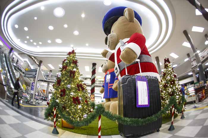 Decoração de Natal da Latam em Congonhas Decoração de Natal da Latam em Congonhas