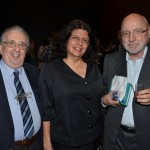 Leslie Benveniste, de Tampa, com Jussara Haddad, do Visit USA, e Ricardo Roman, da Interamerican