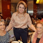 Marcia Trojman, da Blue Sea, com  Valéria Pereira, da Paparico Viagens, e Heloisa Macedo, da Hallmark Turismo