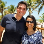 Marcius Feijó, da Abreu Online, com Renata Maida, da MMT Gapnet