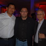 Marcos Gomes, do Red Roof Natal, Luiz Araújo e Alejandro Hinokosa, do corporativo da Nobile