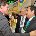 Marx Beltrão, Ministro do Turismo, com Roy Taylor, do M&E, e Ruy Gaspar, secretário de Turismo do RN