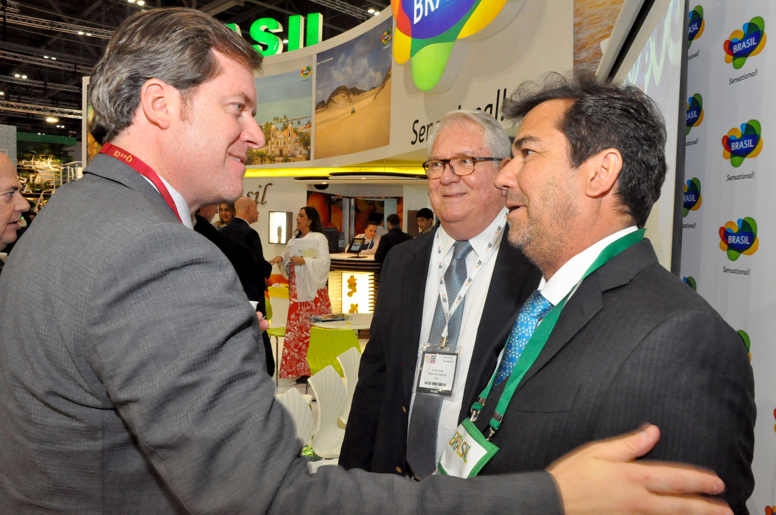 Marx Beltrão, Ministro do Turismo, com Roy Taylor, do M&E, e Ruy Gaspar, secretário de Turismo do RN Marx Beltrão, Ministro do Turismo, com Roy Taylor, do M&E, e Ruy Gaspar, secretário de Turismo do RN