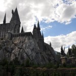 O imponente Castelo de Hogwarts