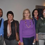 Os consultores de Turismo Antonio dos Santos,Otaciana Araujo, Cristina Toninato, Ildete Prado, e Marly Pinto, da Comudus Viagens
