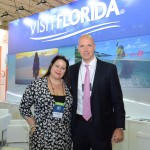 Rafaella Gross Brown e Marcelo Kaiser, do Visit Florida