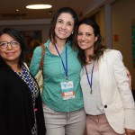 Raquel Ramirez e Ana Helena Camargo, do Pestana Hotels, e Paula Pinheiro, do Slvaiero Hotéis