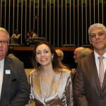 Roy Taylor do M&E com Marcelo Gomes e Claudia Del Vale, da Trip Brasil