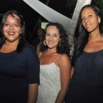 Sofia RIbeiro, da Discovery, Liliane Batista, da Prime Operadora, e Tais Lima, da Adeltour