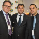 Vinicius Lummertz, presidente da Embratur, Ruy Gaspar, secretário de Turismo do RN, e Diego Araujo, secretário de Cultura e Turismo do MA
