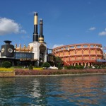 Vista da Chocolate Emporium e da Universal
