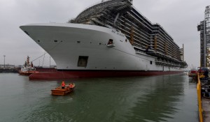MSC Cruzeiros faz teste de flutuação do novo navio MSC Seaside