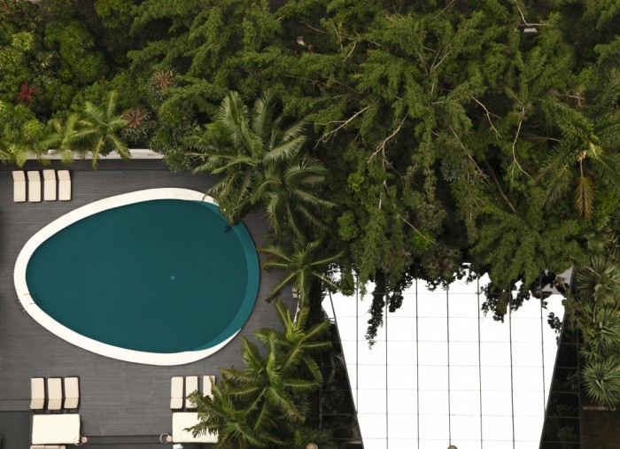 Hotel Tivoli Mofarrej abre uso da piscina durante o verão Piscina da cobertura do hotel Tivoli Mofarrej (Foto: Divulgação)