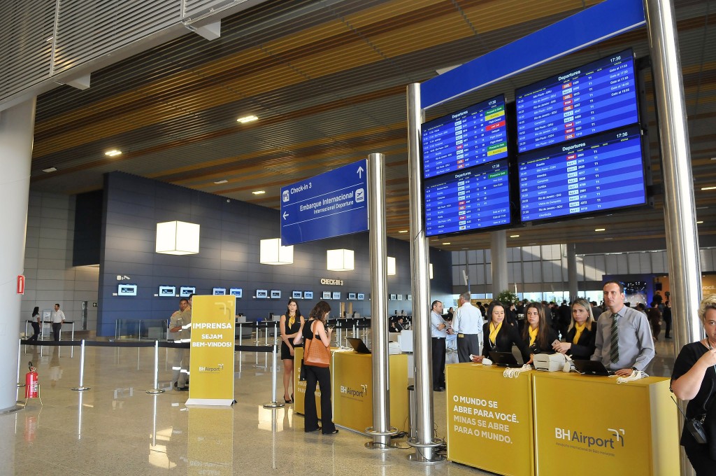 BH Airport inaugura oficialmente o novo terminal do Aeroporto de Confins/MG; veja fotos BH Airport inaugura oficialmente o novo terminal do Aeroporto de Confins/MG; veja fotos
