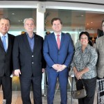 Alexandre Sampaio, presidente do Conselho de Turismo da CNC, Nilo Sergio Felix, secretário de Turismo do RJ, Marx Beltrão, ministro do Turismo, Cristina Fritsch, presidente da Abav-Rj, e Eraldo Alves, da CNC Alexandre Sampaio, presidente do Conselho de Turismo da CNC, Nilo Sergio Felix, secretário de Turismo do RJ, Marx Beltrão, ministro do Turismo, Cristina Fritsch, presidente da Abav-Rj, e Eraldo Alves, da CNC