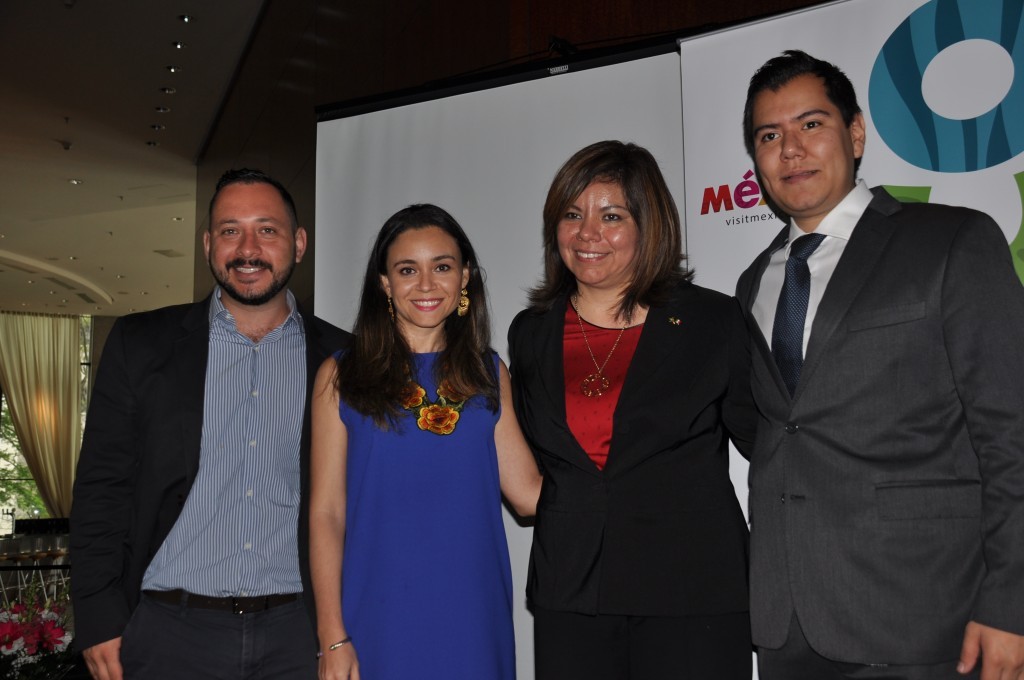 Representantes do Conselho de Turismo do México para o Brasil