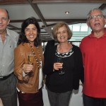 Eduardo e Leila Araújo, da Ietur, Franklin Campos, da AccTours, e sua esposa, Sandra Campos, e Vinicius Freitas, da Costa