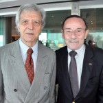 Genario Cesario, da GAA, e George Irmes, da Abav-RJ Genario Cesario, da GAA, e George Irmes, da Abav-RJ