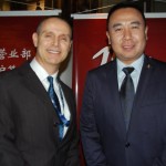 Guilherme Barros e Shi Shuai, da Air China