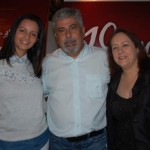 Natascha Vieira, Washington Alves e Débora Quaglio, da Flytour