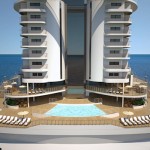 MSC Seaside, panoramic aft pool