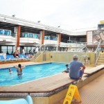 Uma das piscinas do Costa Fascinosa Uma das piscinas do Costa Fascinosa