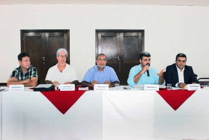 Novo Secretário de Turismo de Porto Seguro (BA) toma posse na quarta-feira (18/01) Cerimônia de posse e primeira reunião ocorreu no Centro de Convenções do Porto Seguro Eco Resort (Foto Divulgação)
