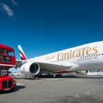 Comparativo entre um A380 e um ônibus de dois andares Comparativo entre um A380 e um ônibus de dois andares