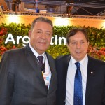 Alexandre Sampaio, da CNC com Oscar Ghezzi, da Câmara Argentina de Turismo