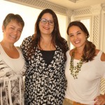 Ana Flavia Medina, de Kissimmee, Rafaela Gross Brown, do Visit Florida, e Helen Demuro, de Miami