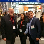Gavin Landry e Lisa Soto, de Nova York, e Claudio Dasilva, do M&E