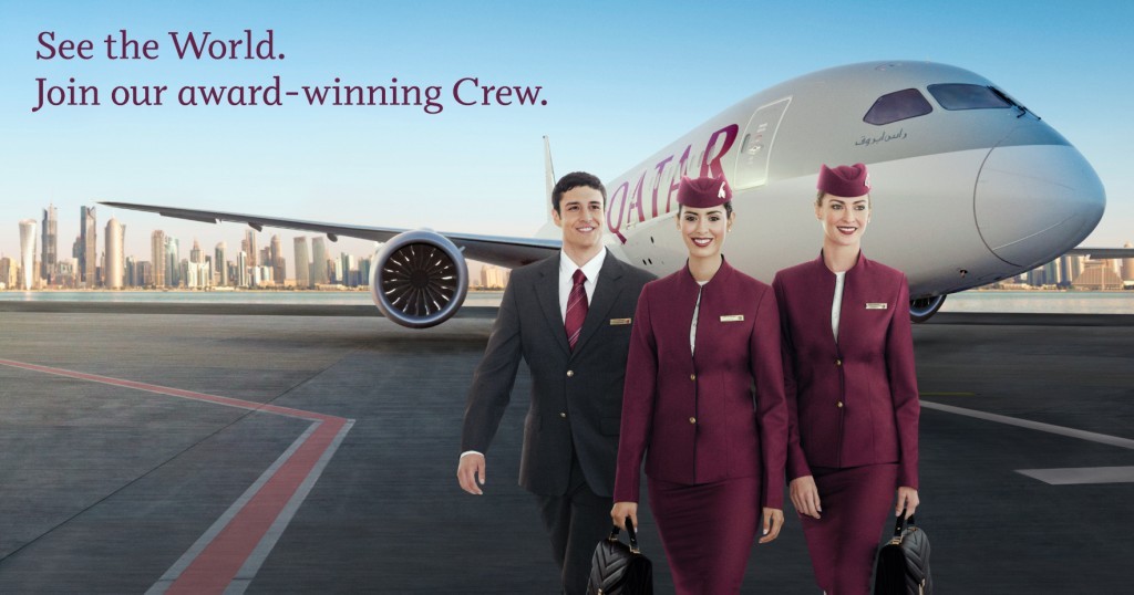 Qatar Airways desembarca em SP em busca de comissários de bordo; saiba mais a198cc5d86b174f56da73caa6961d4690e140b2c