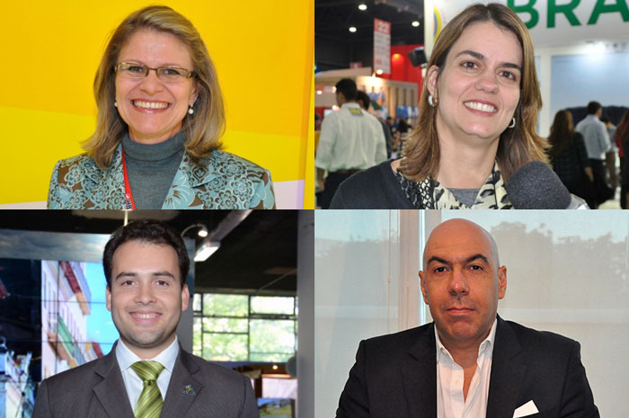 Secretarias municipais de turismo ganham novos titulares; veja No sentido horário: Nilde Brun (Campo Grande); Ana Paula Vilaça (Recife); Jair Galvão (Maceió); e Marcelo Alves (Rio de Janeiro)