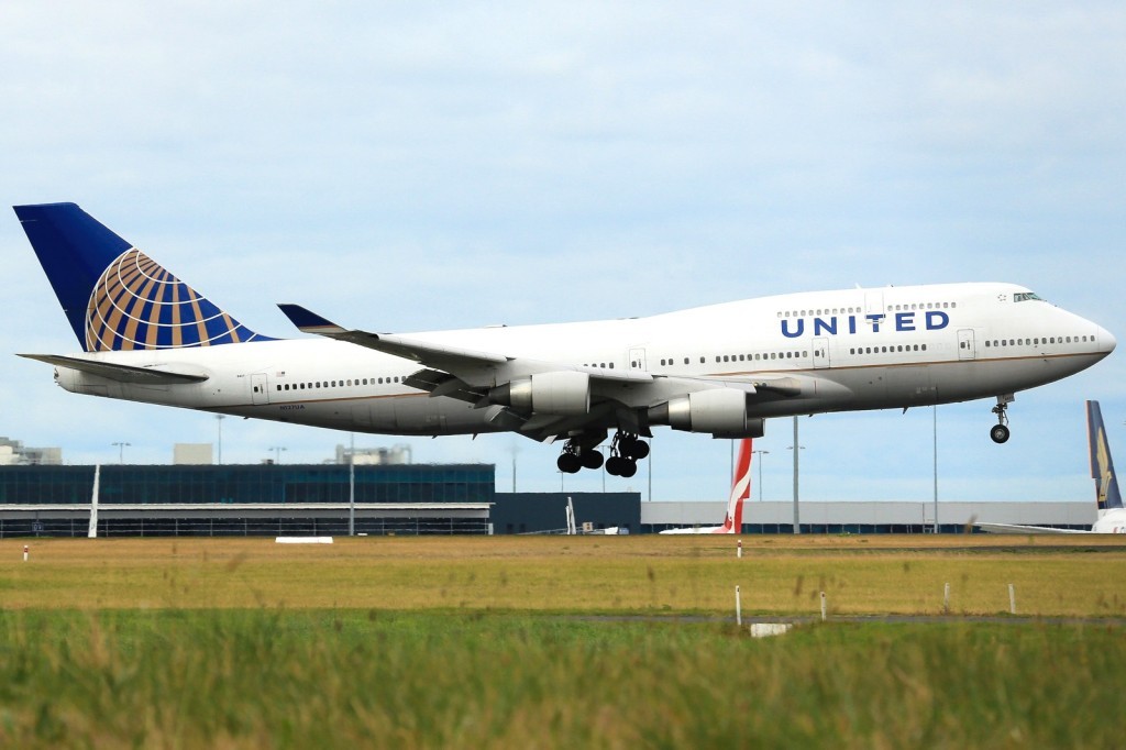 United Airlines antecipa aposentadoria do icônico B747 para 2017 1 united_airlines_boeing_747-400_melbourne_tullamarine_australia